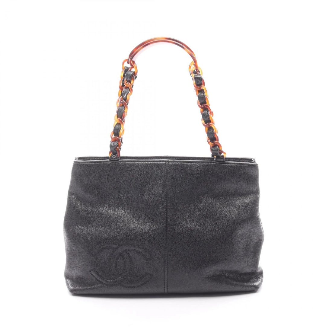 CHANEL COCO MARK CHAIN SHOULDER TOTE BAG (1 of 8)