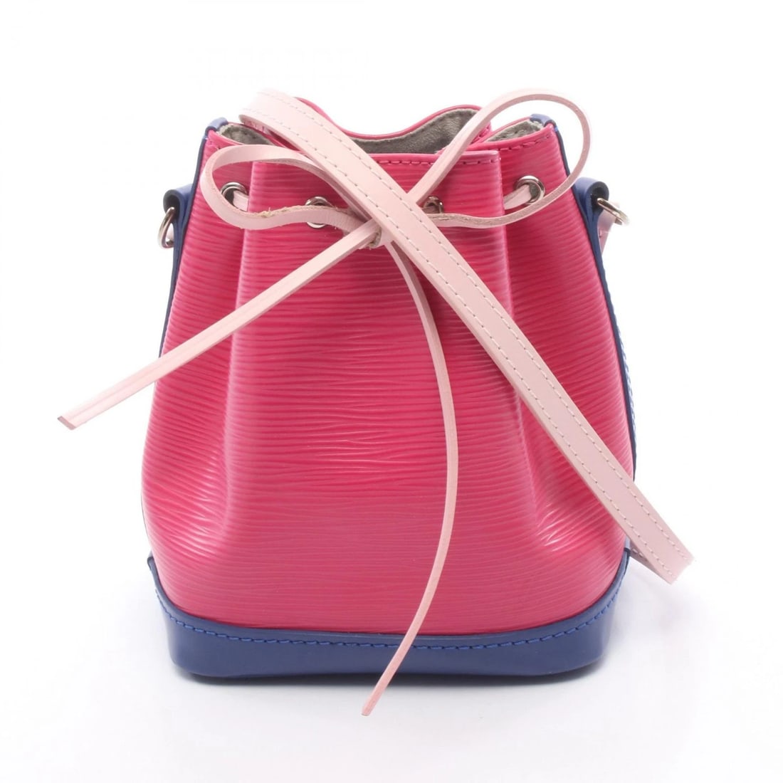LOUIS VUITTON NANO NOE SHOULDER BAG: LOUIS VUITTON Nano Noe Shoulder Bag Brand: LOUIS VUITTON Type: Shoulder Bag Material: Epi × leather Color: Fuschia / Pink??ish colors × Blue??ish colors Size: H:16.5cm x W:13cm x D:9cm (H:6.5" x