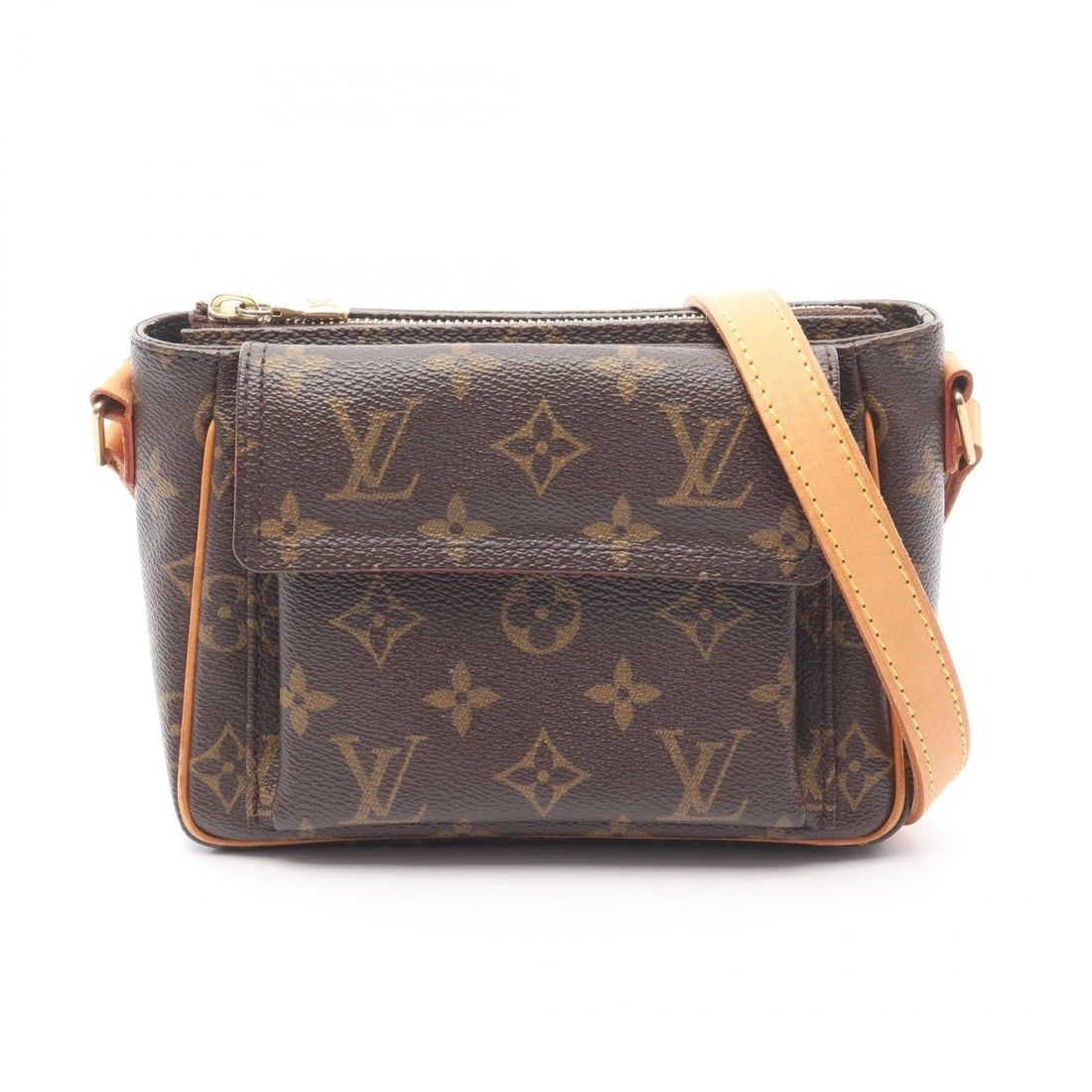 LOUIS VUITTON VIVACITE PM CROSSBODY SHOULDER BAG: LOUIS VUITTON VivaCite PM Crossbody Shoulder Bag Brand: LOUIS VUITTON Type: Shoulder Bag Material: Monogram × PVC coated canvas × leather Color: Brown??ish colors Size: H:13cm x W:18cm x D:8.5cm