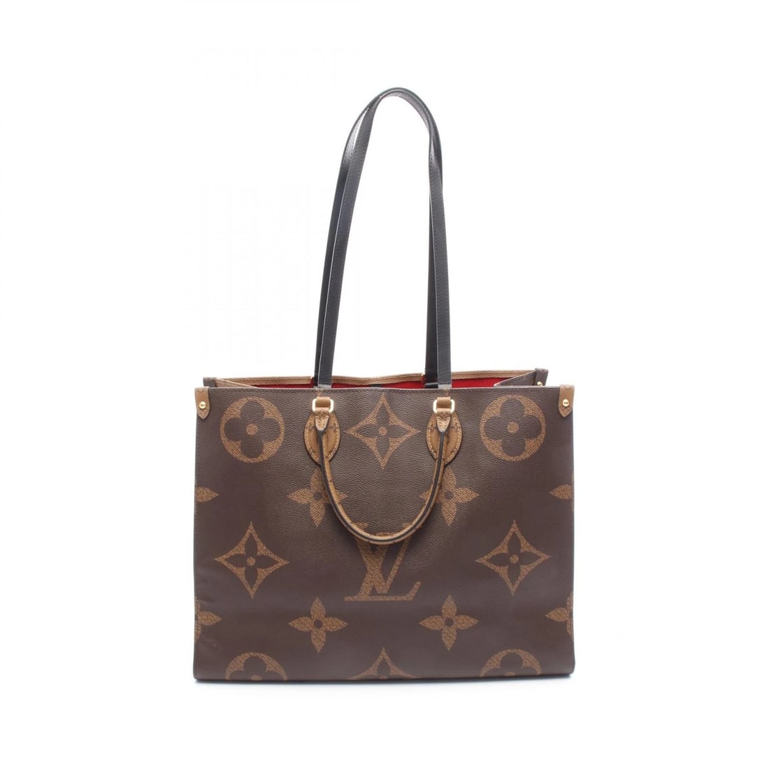 LOUIS VUITTON ON-THE-GO GM SHOULDER BAG: LOUIS VUITTON On-the-go GM Shoulder Bag Brand: LOUIS VUITTON Type: Shoulder Bag Material: Monogram / Giant Reverse × PVC coated canvas × leather Color: Brown??ish colors Size: H:32cm x W:41.5cm