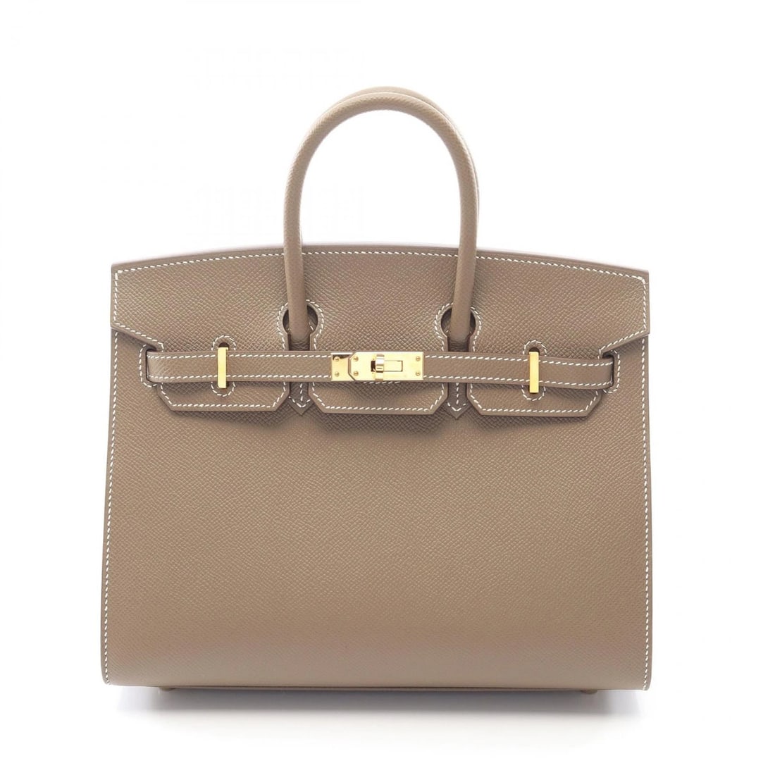 HERMES BIRKIN SELLIER 25 HANDBAG: HERMES Birkin Sellier 25 Handbag Brand: HERMES Type: Handbag Material: Epsom × leather × Calfskin (cowhide) × Epsom Color: Etoupe Grey / Gray??ish colors Size: H:20cm x W:25cm x D:13cm