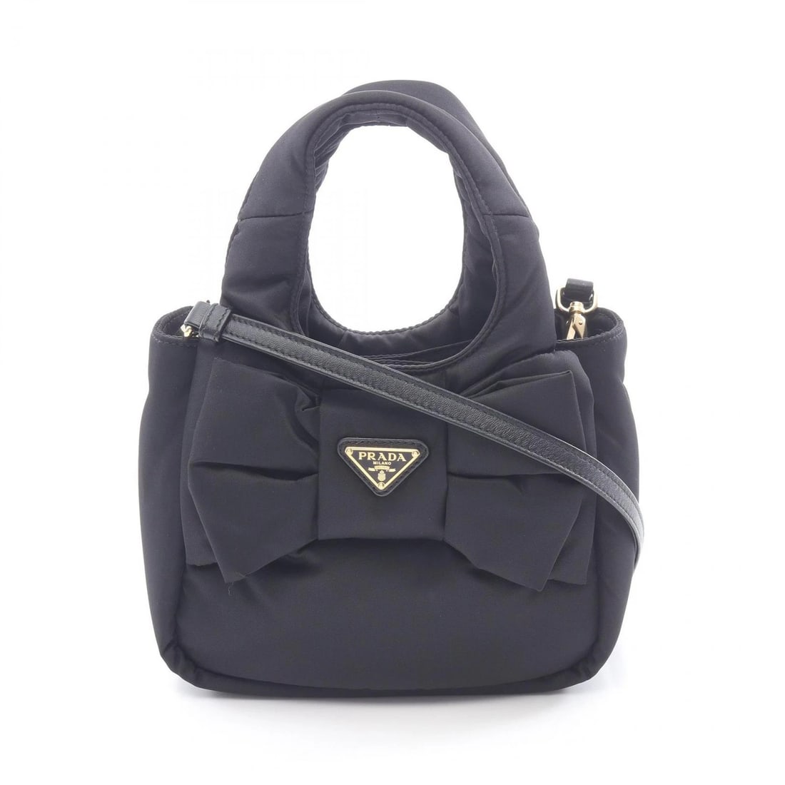 PRADA PADDED RE-NYLON SHOULDER CROSSBODY HANDBAG (1 of 4)