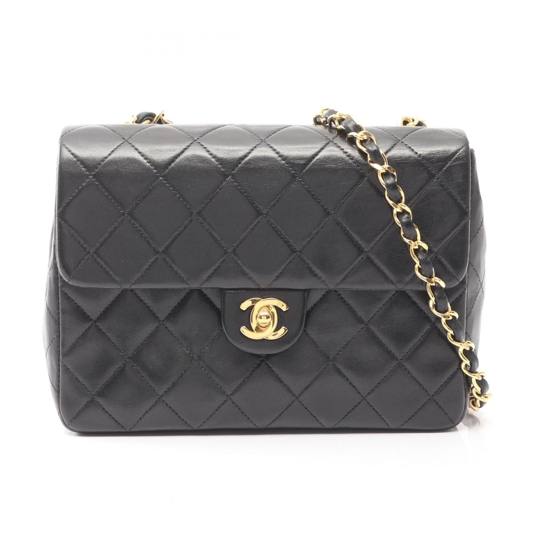 CHANEL MINI MATELASSE 20 CHAIN SHOULDER CROSSBODY BAG: CHANEL Mini Matelasse 20 Chain Shoulder Crossbody Bag Brand: CHANEL Type: Shoulder Bag Material: Lambskin (sheep leather) Color: Black??ish colors Size: H:15cm x W:20cm x D:6cm (H:5.9" x W:7.9" x