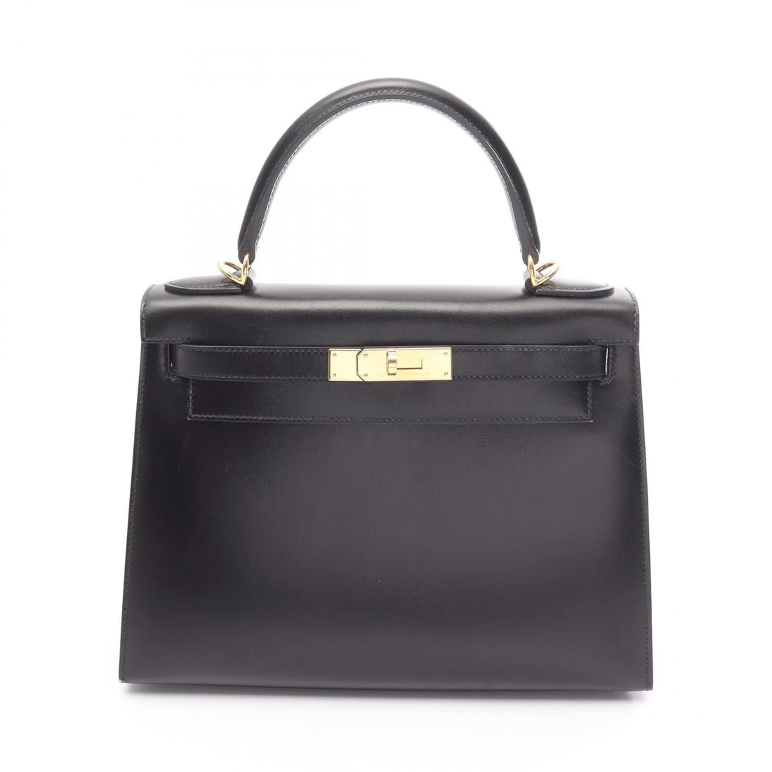 HERMES KELLY 28 SHOULDER HANDBAG: HERMES Kelly 28 Shoulder Handbag Brand: HERMES Type: Handbag Material: Box calf leather × Calfskin (cowhide) Color: Black??ish colors Size: H:21cm x W:28cm x D:11cm (H:8.3" x W:11.0" x