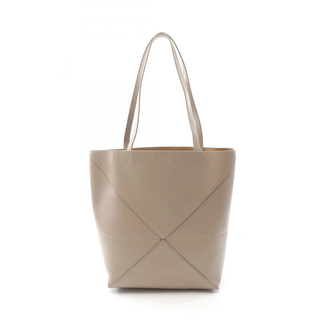 LOEWE PUZZLE TOTE BAG LEATHER BEIGE: LOEWE PUZZLE TOTE Bag leather Beige Brand: LOEWE Type: Tote Bag Material: leather Color: Beige??ish colors Size: H:32cm x W:26cm x D:14cm (H:12.6" x W:10.2" x D:5.5") Shoulder?57cm(22.4") Accesso