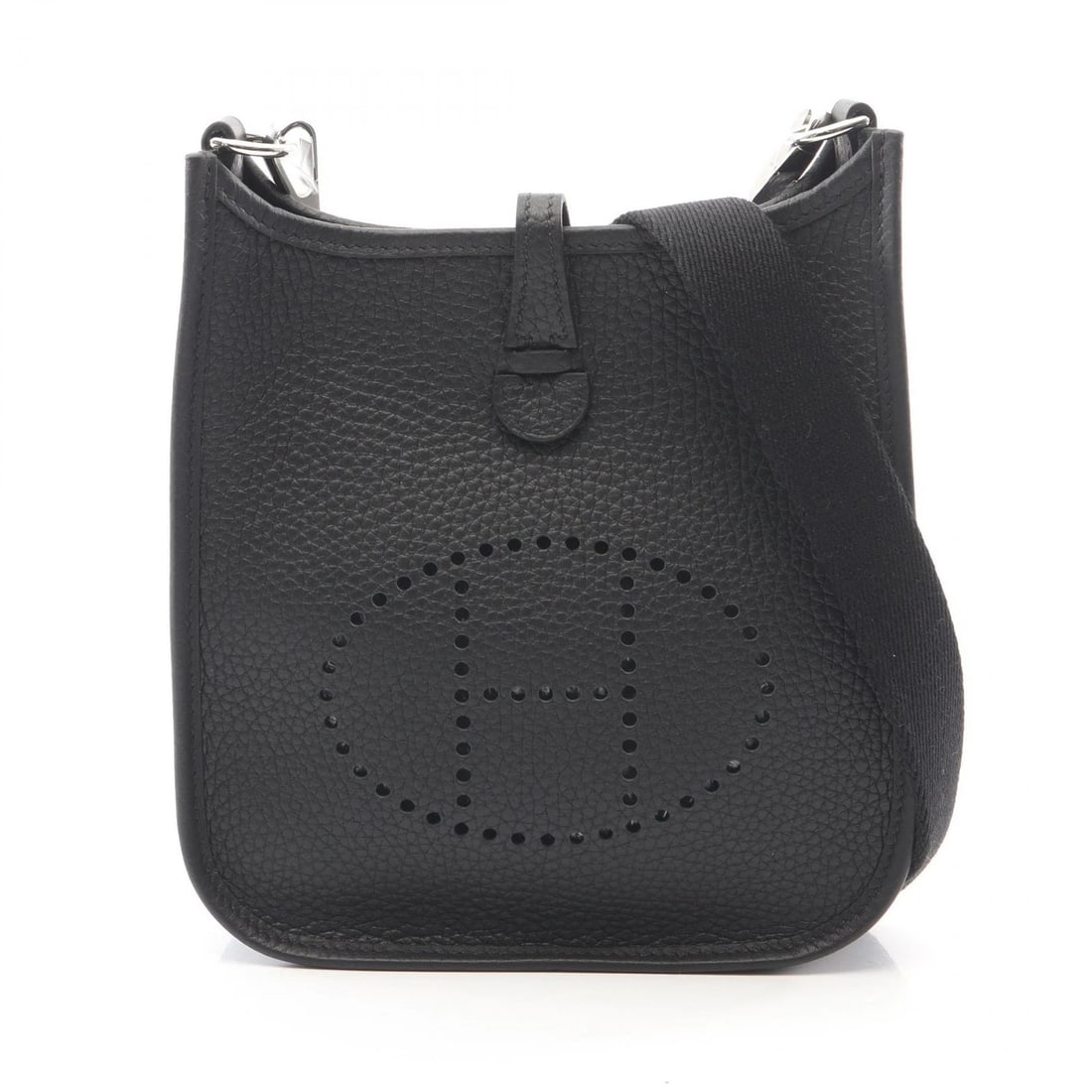 HERMES EVELYNE TPM AMAZON SHOULDER CROSSBODY BAG: HERMES Evelyne TPM Amazon Shoulder Crossbody Bag Brand: HERMES Type: Shoulder Bag Material: Taurillon Clemence × leather × Taurillon Clemence Color: Black??ish colors Size: H:18cm x W:16.5cm