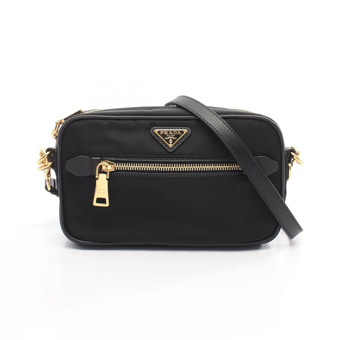 PRADA TESSUTO + SAFFIANO SHOULDER BAG (1 of 7)