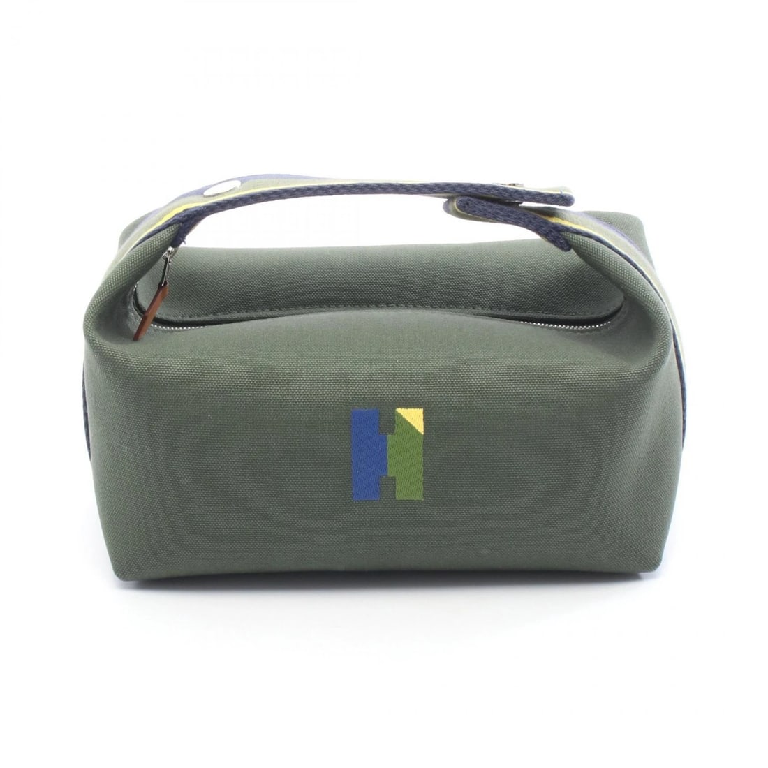 HERMES BRIDE A BRAC PM HANDBAG CANVAS: HERMES Bride a Brac PM Handbag canvas Brand: HERMES Type: Handbag Material: canvas Color: Green??ish colors × Navy??ish colors × Multicolor??ish colors Size: H:10cm x W:21cm x D:13cm (H:3.9" x W