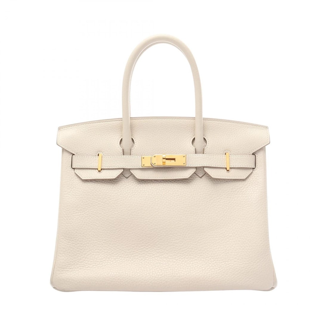 HERMES BIRKIN 30 HANDBAG CLEMENCE LEATHER: HERMES Birkin 30 Handbag Clemence leather Brand: HERMES Type: Handbag Material: Taurillon Clemence × leather × Taurillon Clemence Color: Cle / Beige??ish colors Size: H:24cm x W:30cm x D:15cm (H