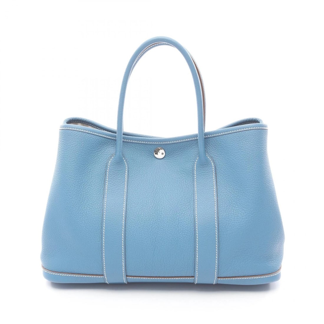 HERMES GARDEN PARTY TPM TOTE BAG BUFFALO: HERMES Garden Party TPM Tote Bag Buffalo Brand: HERMES Type: Tote Bag Material: Buffalo sindhu leather × Buffalo sindhu leather Color: Blue??ish colors Size: H:21cm x W:30cm x D:14cm (H:8.3"