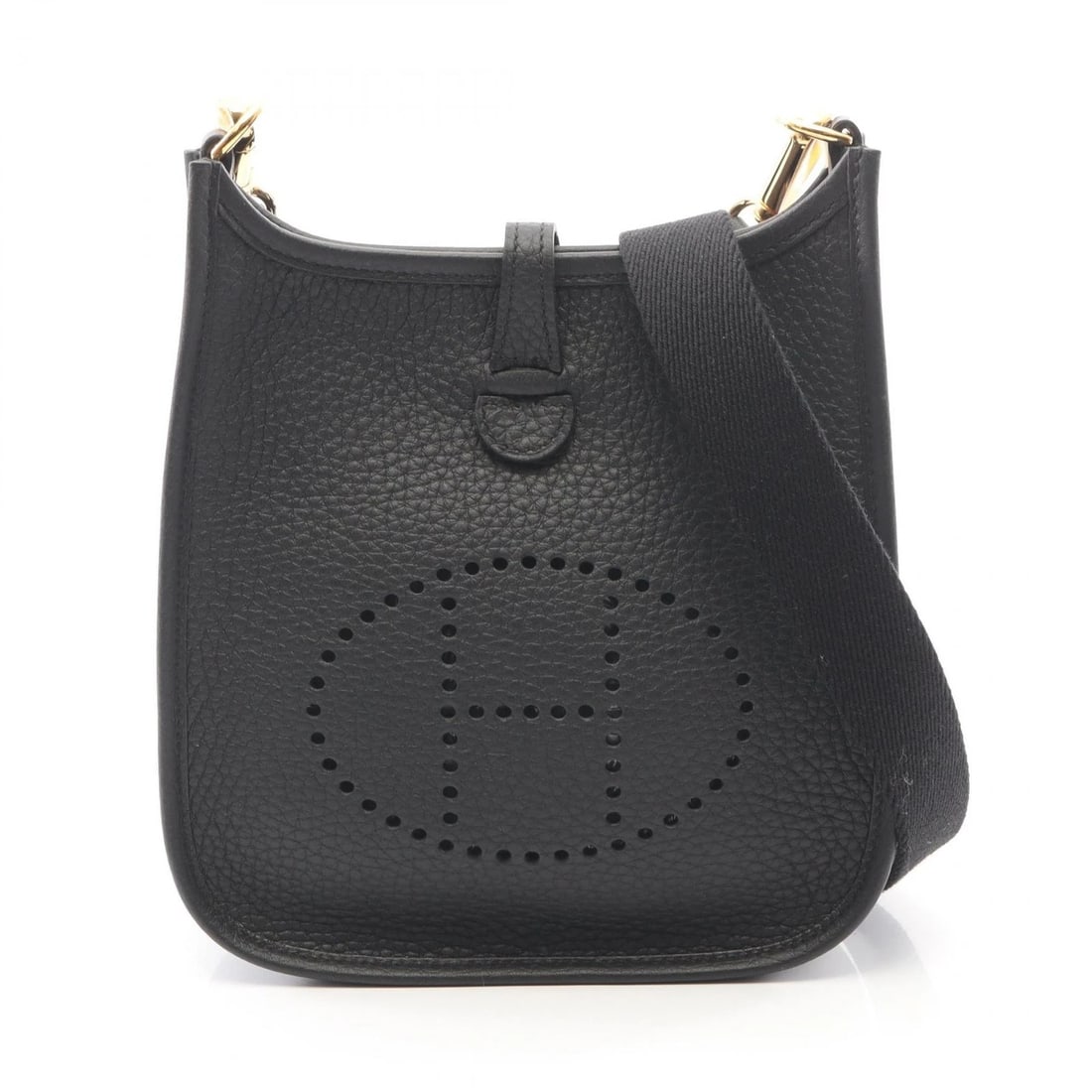 HERMES EVELYNE TPM AMAZON SHOULDER CROSSBODY BAG: HERMES Evelyne TPM Amazon Shoulder Crossbody Bag Brand: HERMES Type: Shoulder Bag Material: Taurillon Clemence × leather × Taurillon Clemence Color: Black??ish colors Size: H:18cm x W:16.5cm x D