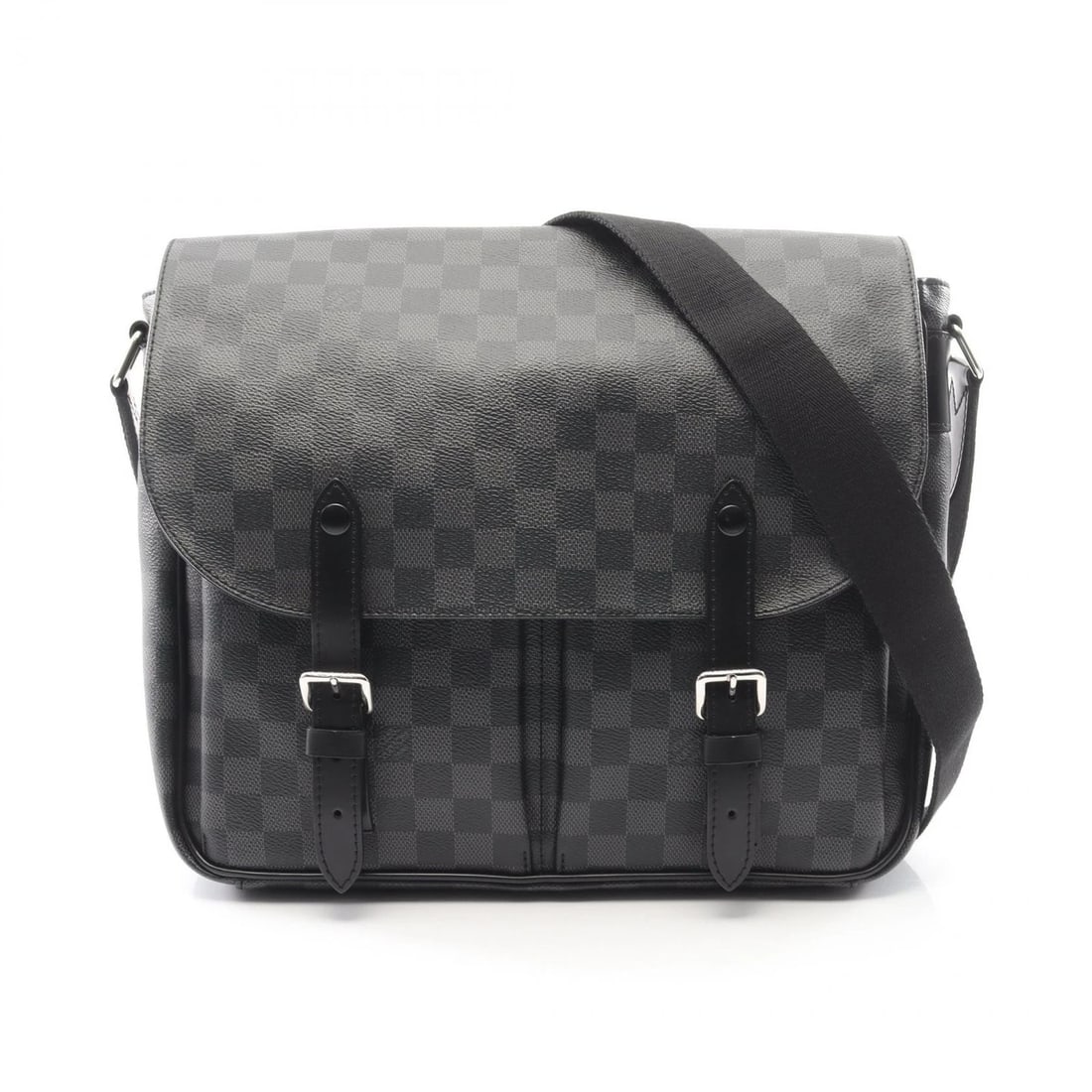 LOUIS VUITTON CHRISTOPHER MESSENGER SHOULDER CROSSBODY BAG: LOUIS VUITTON Christopher Messenger Shoulder Crossbody Bag Brand: LOUIS VUITTON Type: Shoulder Bag Material: Damier graphite × PVC coated canvas × leather Color: Black??ish colors Size: H:29cm x