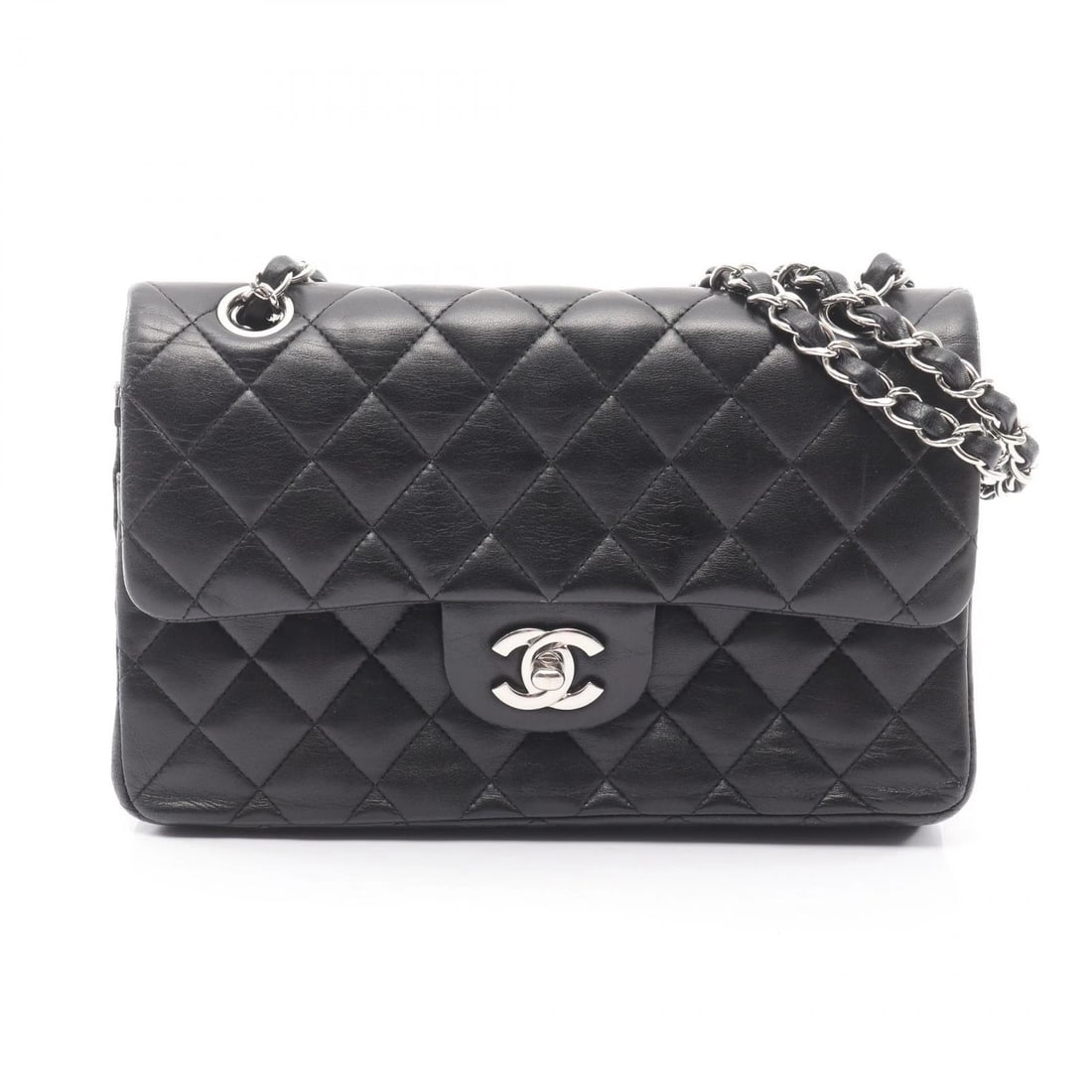 CHANEL MATELASSE W FLAP CHAIN SHOULDER BAG (1 of 7)