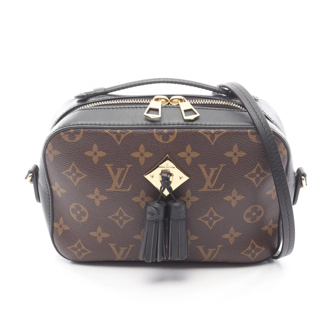LOUIS VUITTON SAINTONGE SHOULDER CROSSBODY BAG: LOUIS VUITTON Saintonge Shoulder crossbody Bag Brand: LOUIS VUITTON Type: Shoulder Bag Material: Monogram × PVC coated canvas × leather Color: Black / Brown??ish colors × Black??ish colors Size