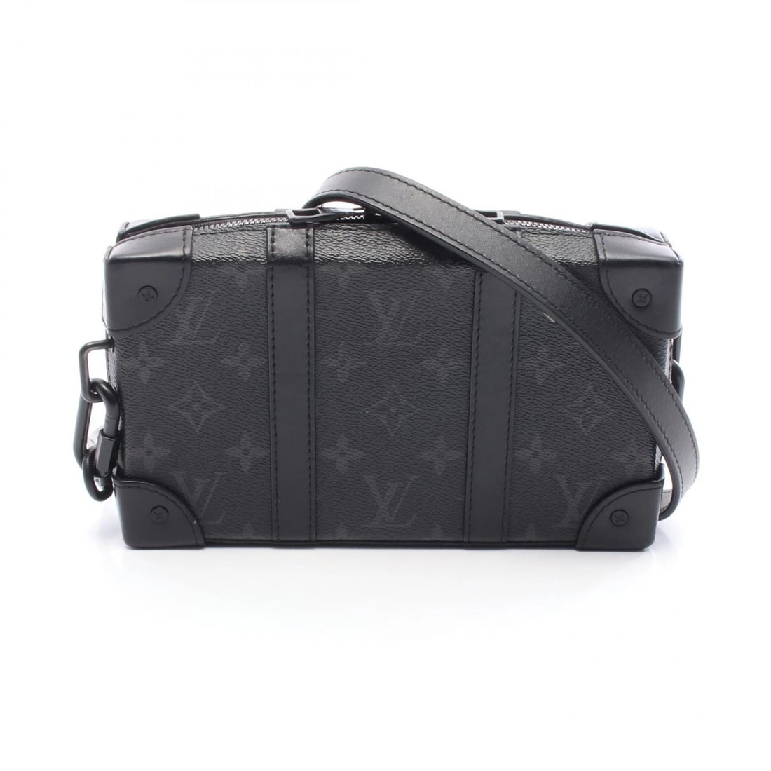 LOUIS VUITTON SOFT TRUNK WALLET SHOULDER BAG: LOUIS VUITTON Soft trunk wallet Shoulder Bag Brand: LOUIS VUITTON Type: Shoulder Bag Material: Monogram eclipse × PVC coated canvas × leather Color: Black??ish colors Size: H:12.5cm x W:22.5cm x