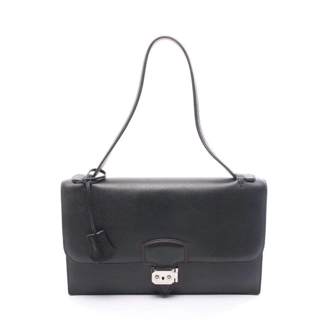 HERMES IILLICO ELAN 32 SHOULDER HANDBAG O EPSOM LEATHER BLACK (1 of 7)