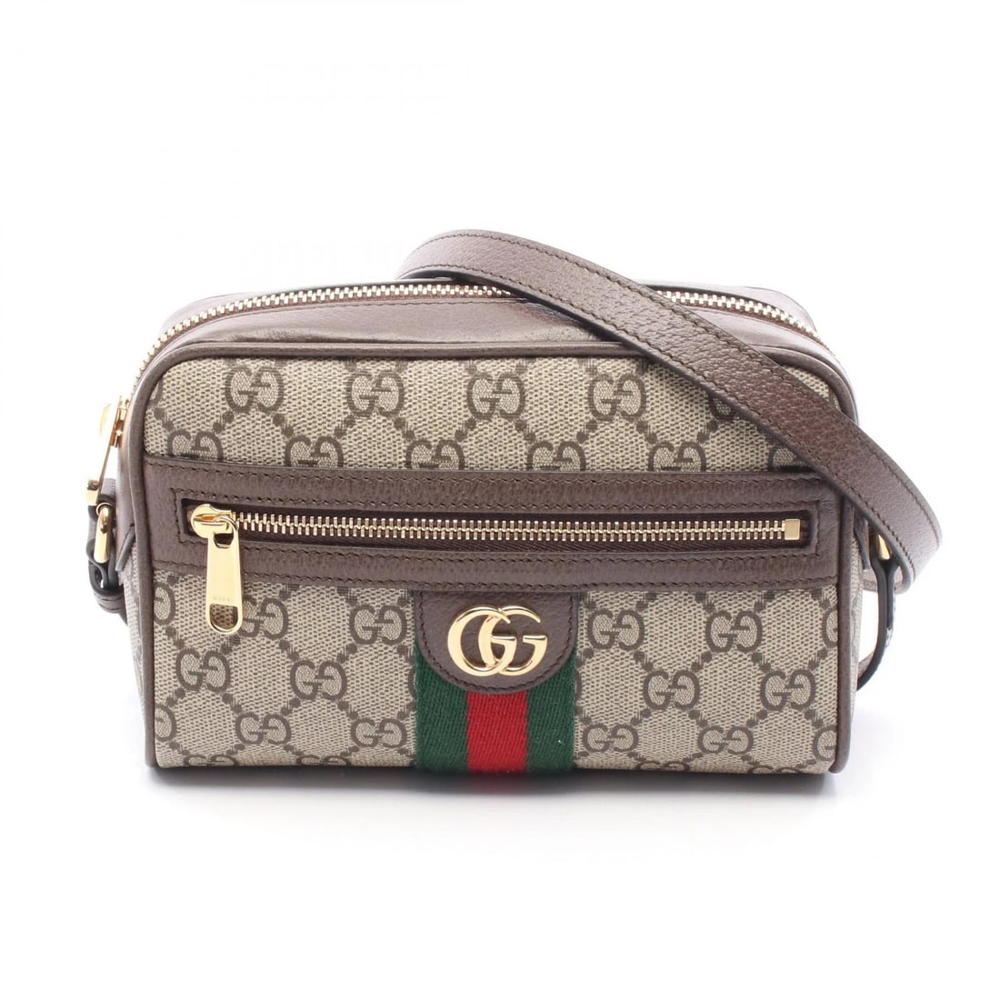GUCCI OPHIDIA GG SUPREME MINI SHOULDER BAG: GUCCI Ophidia GG Supreme Mini Shoulder Bag Brand: GUCCI Type: Shoulder Bag Material: PVC coated canvas × leather Color: Beige??ish colors × Brown??ish colors × Multicolor??ish colors Size: