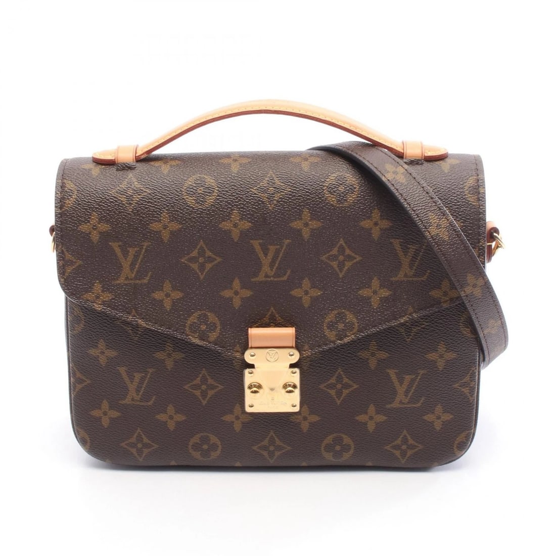 LOUIS VUITTON POCHETTE METIS MM CROSSBODY HANDBAG: LOUIS VUITTON Pochette Metis MM crossbody Handbag Brand: LOUIS VUITTON Type: Handbag Material: Monogram × PVC coated canvas × leather Color: Brown??ish colors Size: H:18.5cm x W:24cm x