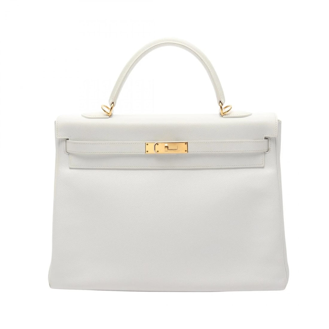 HERMES KELLY 35 HAND BAG I INSIDE STITCHED EPSOM: HERMES Kelly 35 Hand bag I Inside Stitched Epsom Brand: HERMES Type: Handbag Material: Epsom × leather × Epsom Color: White / White??ish colors Size: H:25cm x W:35cm x D:12cm (H:9.8" x