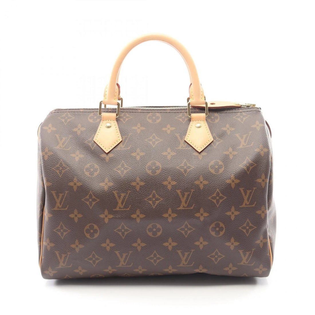 LOUIS VUITTON SPEEDY 30 HANDBAG: LOUIS VUITTON Speedy 30 Handbag Brand: LOUIS VUITTON Type: Handbag Material: Monogram × PVC coated canvas × leather Color: Brown??ish colors Size: H:22cm x W:30cm x D:17cm (H:8.7" x W:11.8"