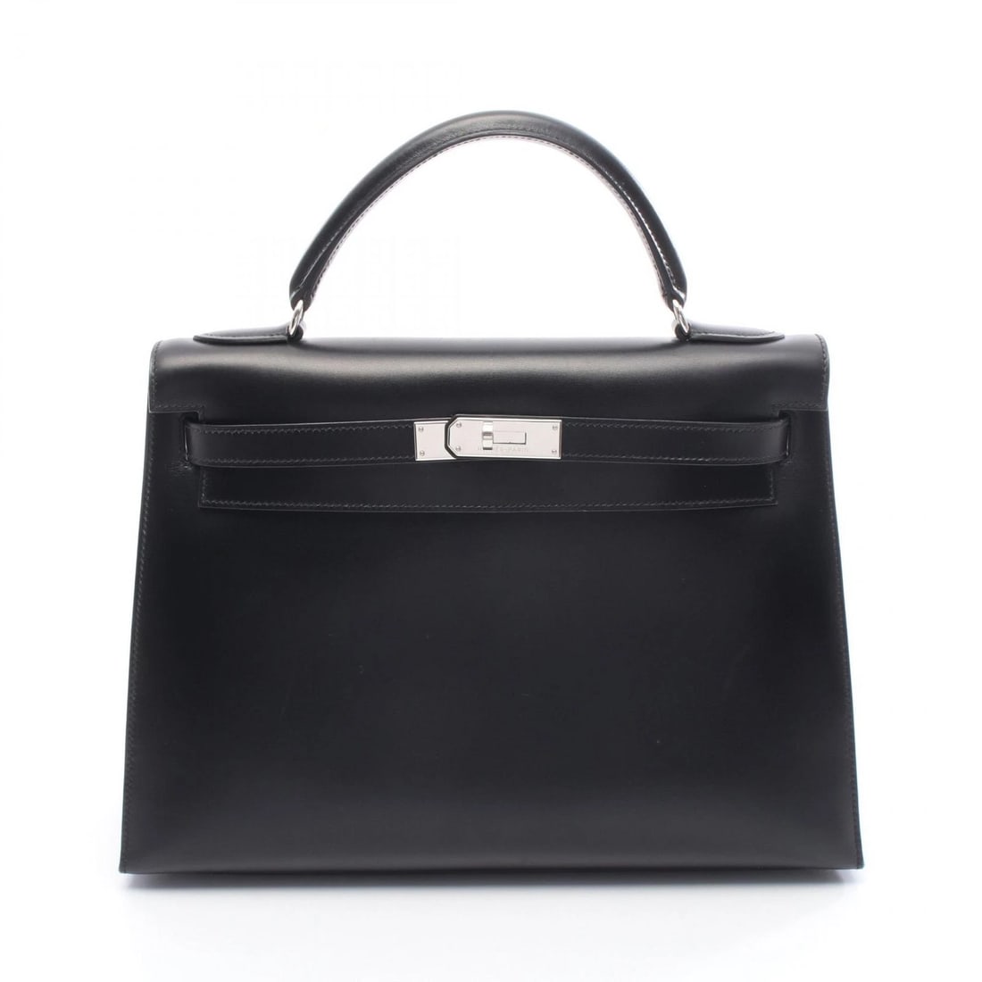 HERMES KELLY 32 SHOULDER CROSSBODY HANDBAG: HERMES Kelly 32 Shoulder Crossbody Handbag Brand: HERMES Type: Handbag Material: Box calf leather × Calfskin (cowhide) Color: Black??ish colors Size: H:23cm x W:32cm x D:12cm (H:9.1" x W:12.6" x
