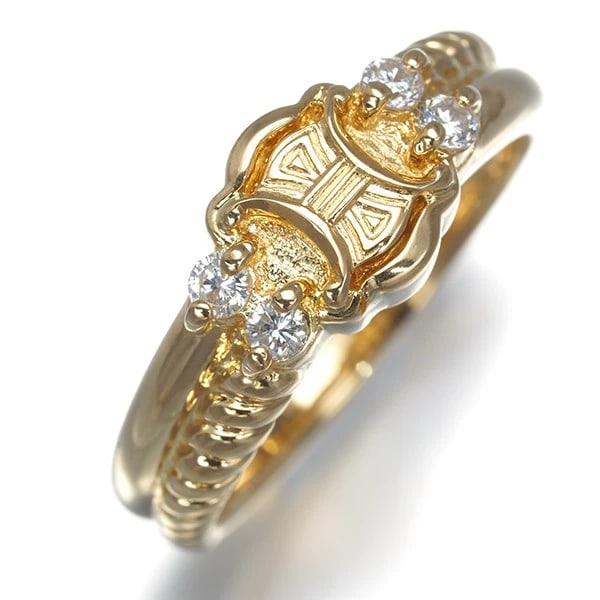 CELINE RING DIAMOND MACADAM - 2