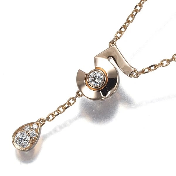 CHANEL NECKLACE DIAMOND EXTRAIT 18K: CHANEL Necklace Diamond Extrait 18K Brand: CHANEL Type: Necklace Material: 18K / 750 / Rose Gold Main Stone/Creation Natural Color: Rose Gold Size: Necklace length: 38 / 41 / 44 / 47cm Pendant siz