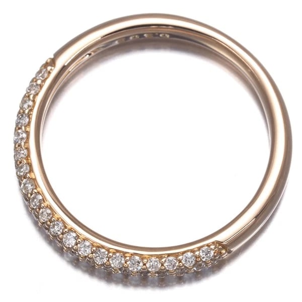 RING DIAMOND HALF ETERNITY PAVED - 3