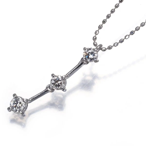 DIAMOND NECKLACE 18K 750 WHITE GOLD: Diamond Necklace 18K 750 White Gold Brand: Unbranded Type: Necklace Material: 18K / 750 / White Gold Main Stone/Creation Natural Color: White Gold Size: Necklace length: 45cm AdjUS table to