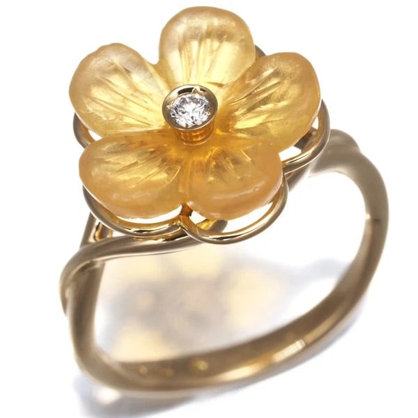FERRAGAMO RING DIAMOND FLOWER - 2