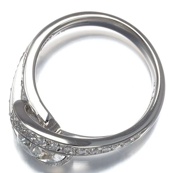 DIAMOND RING 900 PLATINUM - 3