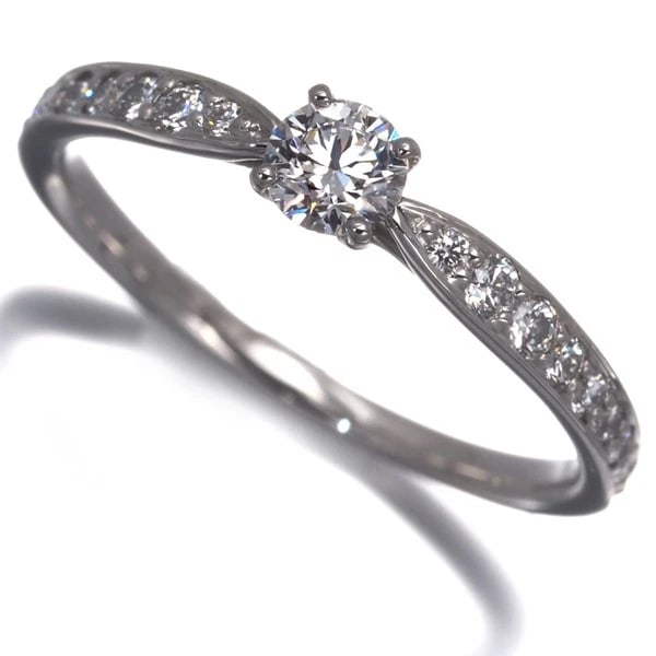 TIFFANY&CO. RING DIAMOND HARMONY SOLITAIRE: Tiffany&Co. Ring Diamond Harmony Solitaire Brand: Tiffany & Co. Type: Ring Material: 950 / Platinum Main Stone/Creation Natural Color: Platinum Size: US 5.5 - 5.75 Accessories: None