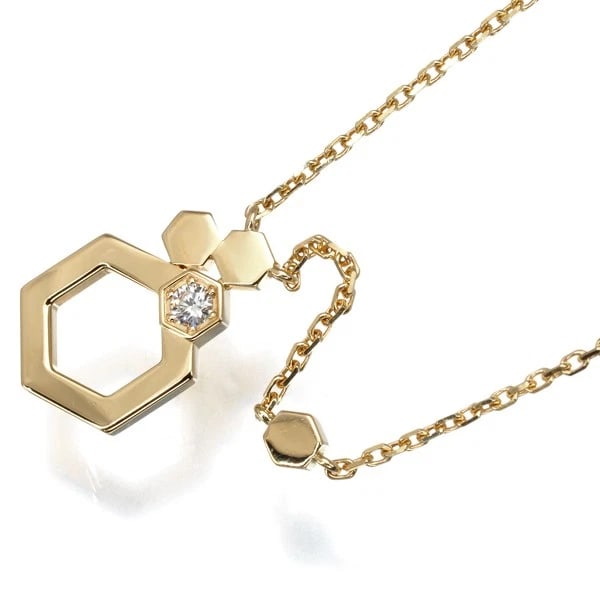 CHAUMET NECKLACE DIAMOND 18K 750 YELLOW GOLD: CHAUMET Necklace Diamond 18K 750 Yellow Gold Brand: CHAUMET Type: Necklace Material: 18K / 750 / Yellow Gold Main Stone/Creation Natural Color: Yellow Gold Size: Necklace length: 38 / 40 / 42cm Pe
