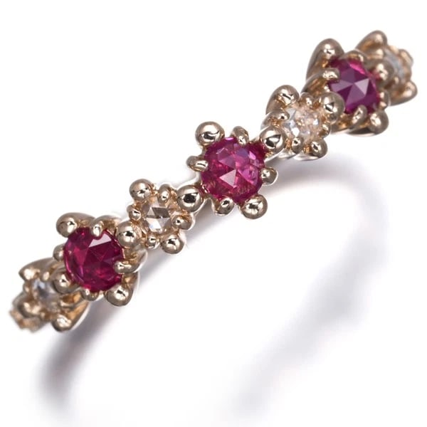 SIRENA AZZURRO RING RUBY DIAMOND ROSE-CUT - 2