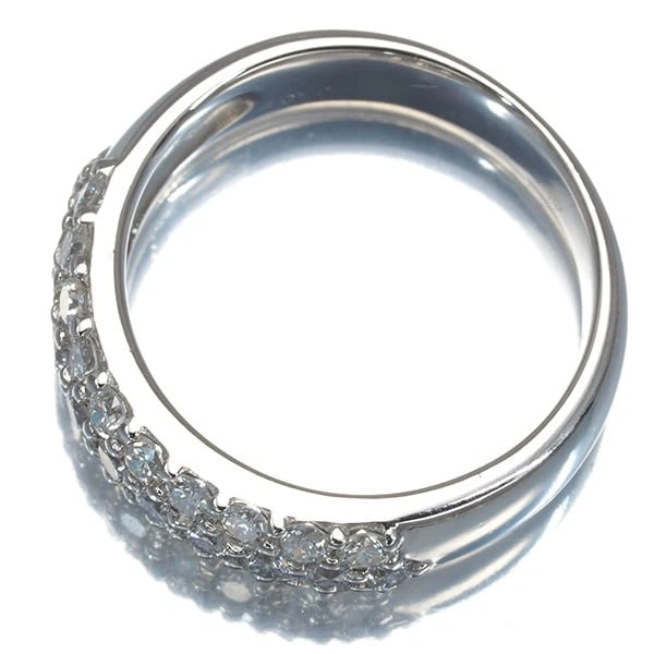 DIAMOND PAVED RING 900 PLATINUM - 3