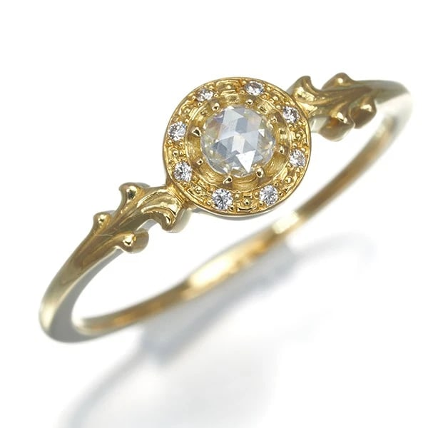 AHKAH RING DIAMOND ROSE-CUT - 2