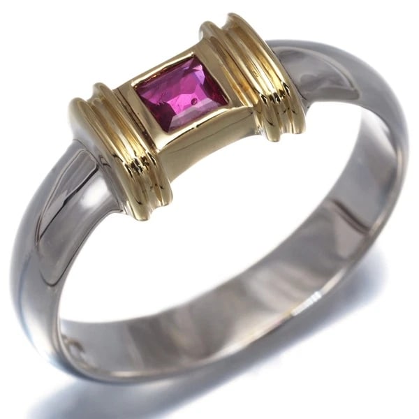 TIFFANY&CO. RING RUBY BICOLOR SQUARE - 2