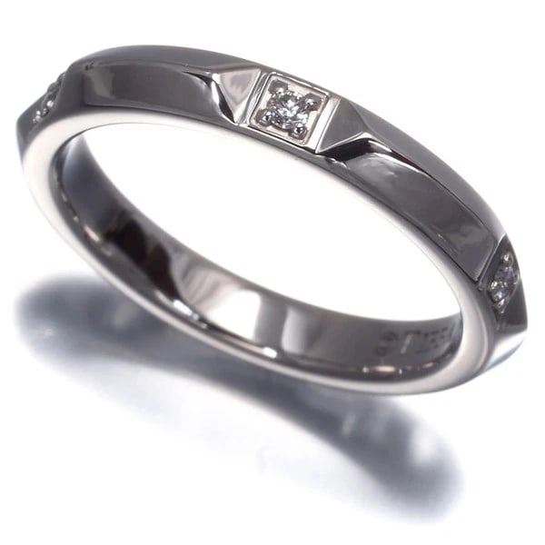 TIFFANY&CO. RING DIAMOND TIFFANY TRUE PINKY: Tiffany&Co. Ring Diamond Tiffany True Pinky Brand: Tiffany & Co. Type: Ring Material: 950 / Platinum Main Stone/Creation Natural Color: Platinum Size: US 3.5 Accessories: None Accessories