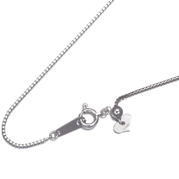 BOX CHAIN NECKLACE 18K 750 WHITE GOLD: Box Chain Necklace 18K 750 White Gold Brand: Unbranded Type: Necklace Material: 18K / 750 / White Gold Color: White Gold Size: Necklace length: 50cm AdjUS table to short length with an