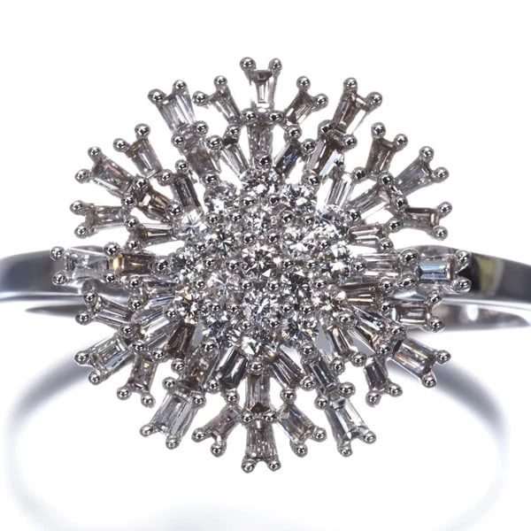 GSTV RING DIAMOND SNOWFLAKE - 2