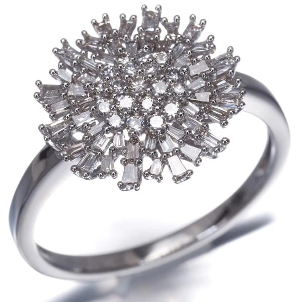 GSTV RING DIAMOND SNOWFLAKE - 3