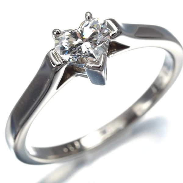TIFFANY&CO. RING DIAMOND HEART SOLITAIRE - 2