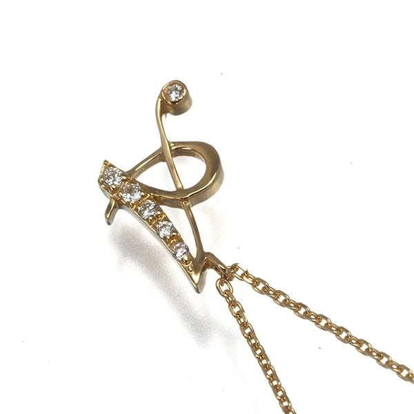 VENDOME NECKLACE DIAMOND INITIAL A - 2