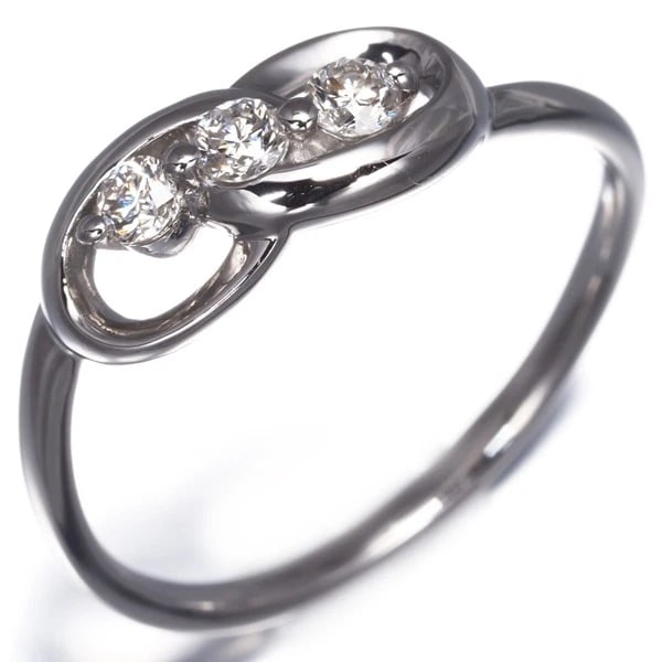 DIAMOND 3P RING 900 PLATINUM - 2