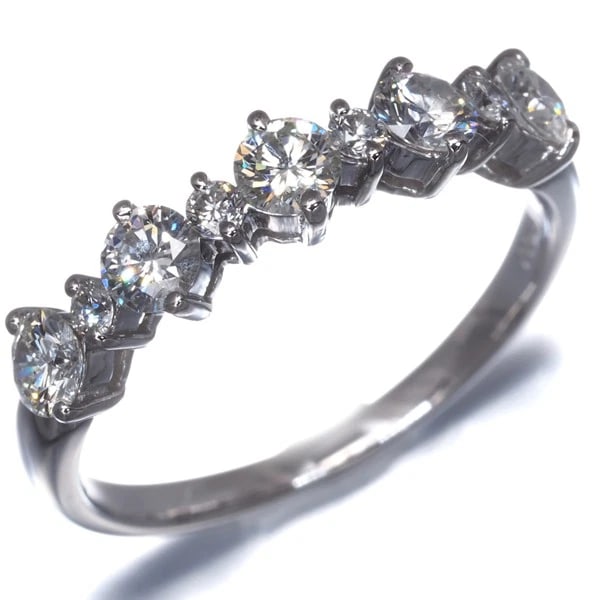 DIAMOND RING 900 PLATINUM - 2