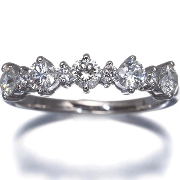 DIAMOND RING 900 PLATINUM - 3