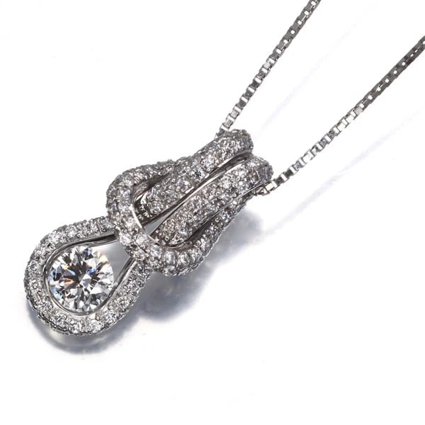 FOREVERMARK NECKLACE DIAMOND ENCORDIA: FOREVERMARK Necklace Diamond Encordia Brand: FOREVERMARK Type: Necklace Material: 950 / 850 / Platinum Main Stone/Creation Natural Color: Platinum Size: Necklace length: 45cm AdjUS table to