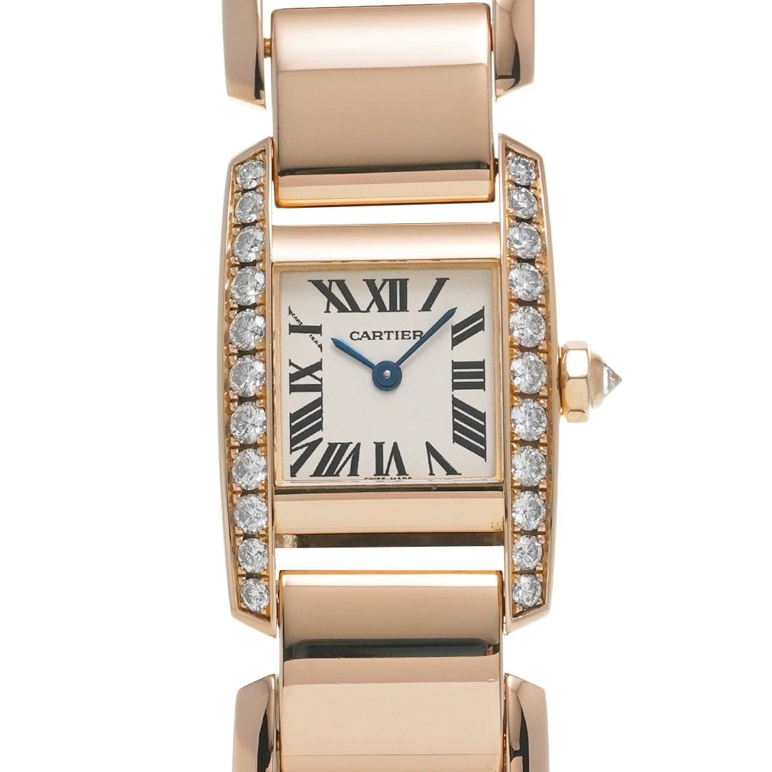 CARTIER TANKISSIM IVORY WATCH (1 of 4)