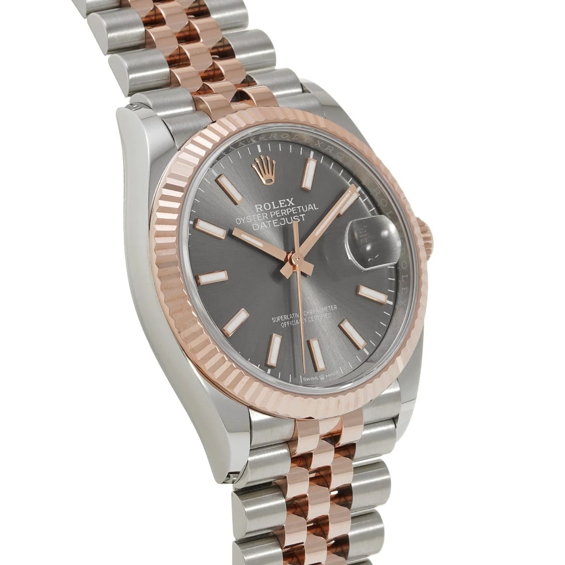 ROLEX DATEJUST SLATE WATCH - 3