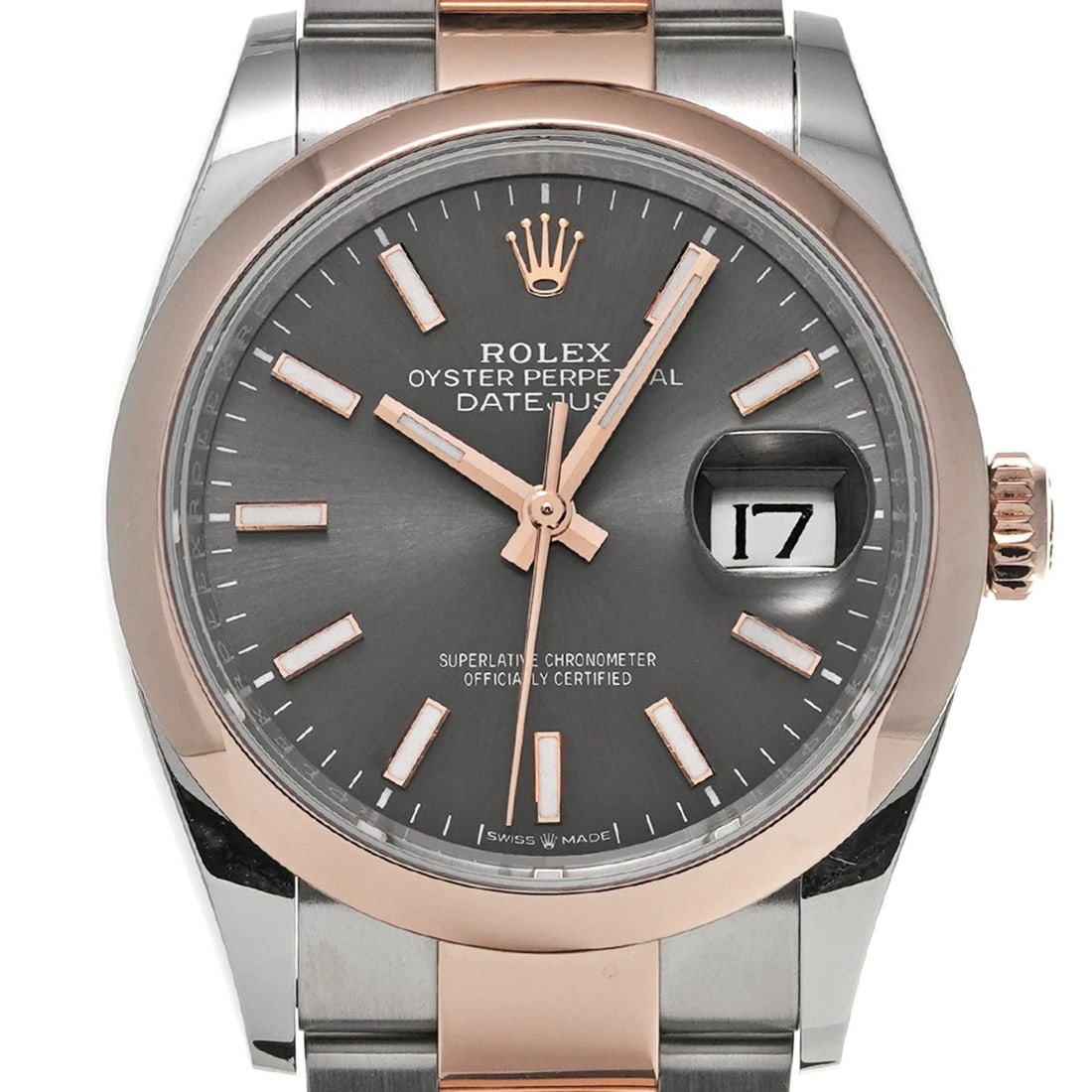 ROLEX DATEJUST SLATE WATCH - 4